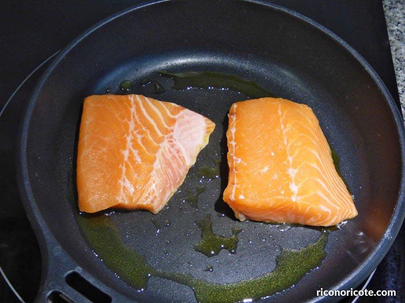 Salmón a la naranja