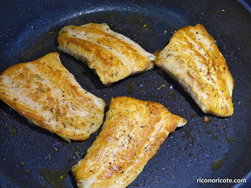 Salmón a la naranja