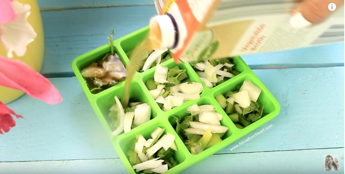 Truco casero con Moldes de caldo de vegetales by aliciaborchardt