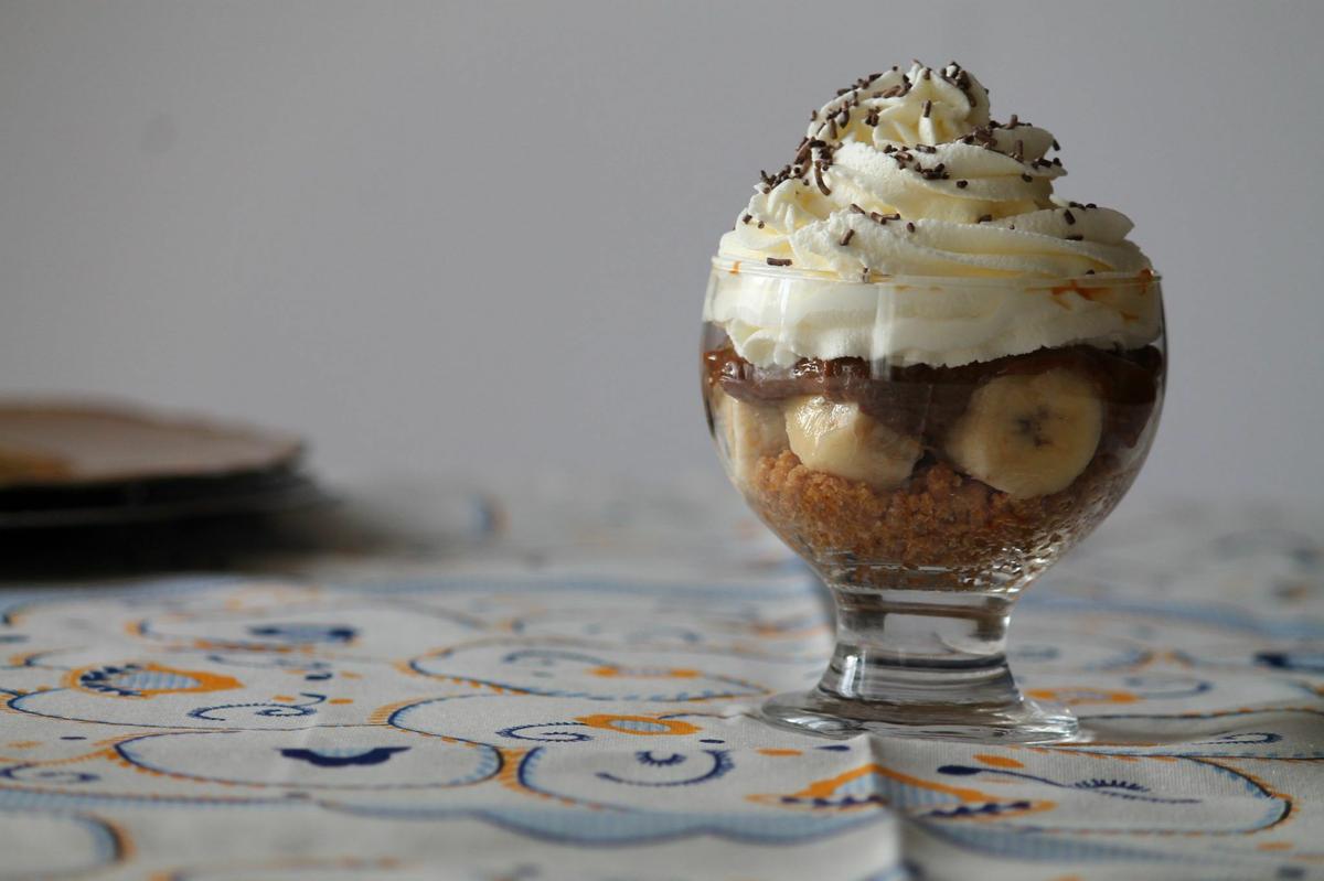 Banoffe - recetas de postres en vasito