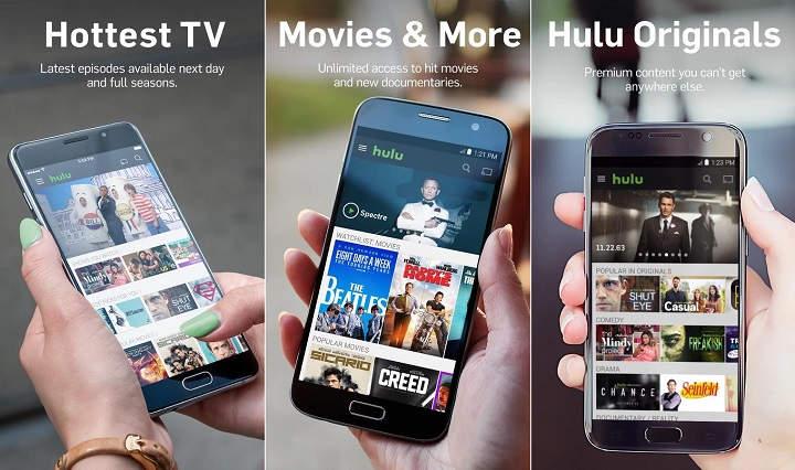Las mejores apps streaming para Android las mejores plataformas de video on demand para el móvil aplicaciones de video en streaming para el celular apps para ver series y peliculas desde nuestro teléfono o tablet Android Netflix Hulu Amazon Prime HBO NOW crunchyroll Sling TV Youtube Red
