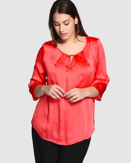 30% descuento Moda Tallas Grandes - blusas rojas