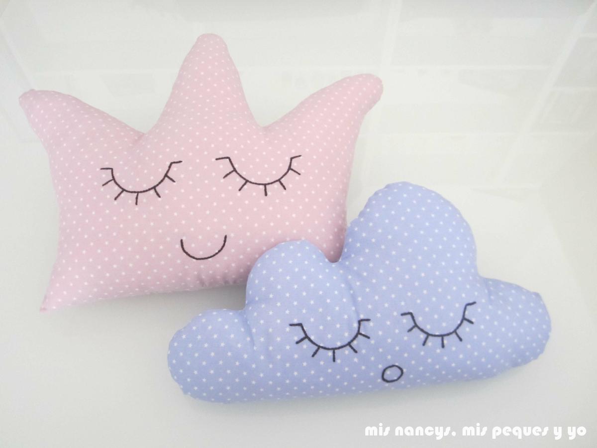 mis nancys, mis peques y yo, DIY cojines dormilones nube y corona