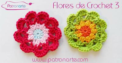 Flor de crochet paso a paso
