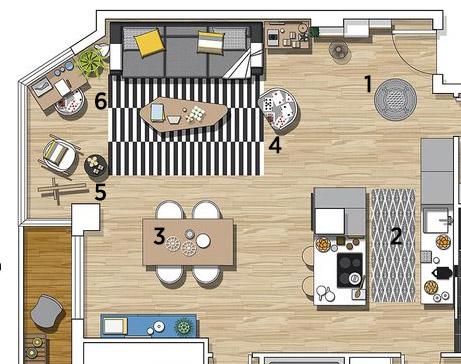 como distribuir el salón