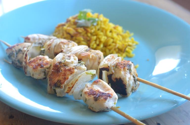 Brochetas de Pollo