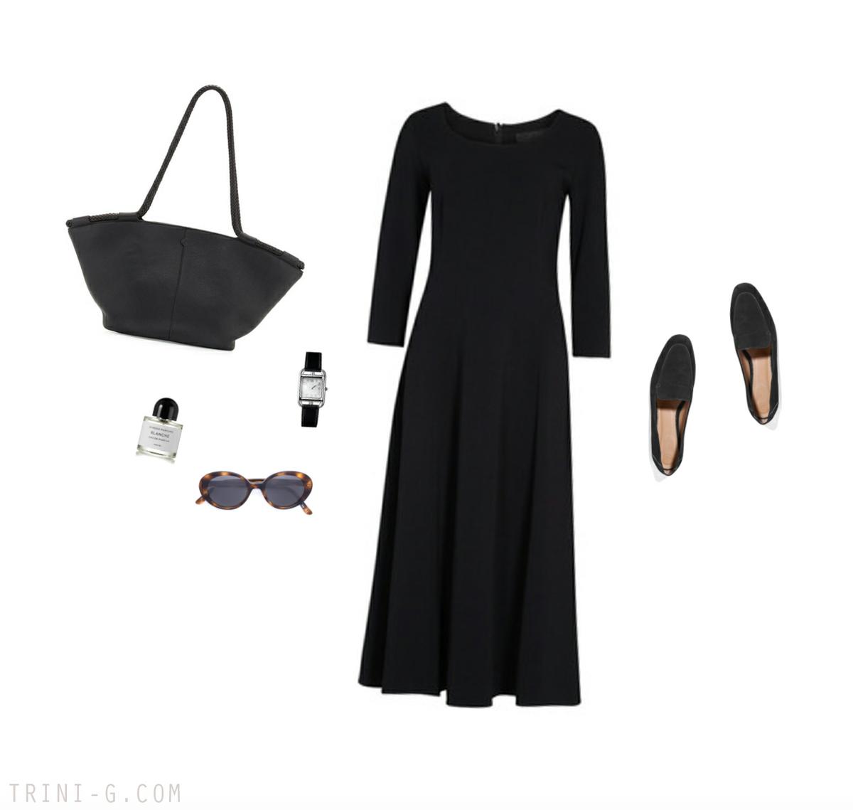 Trini | The Row dress The Row bag