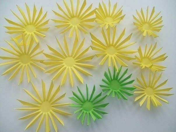 flores de papel astro