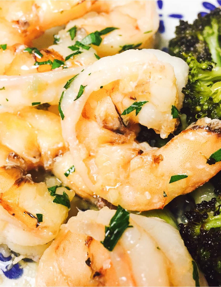 Receta de Camarones al Ajillo con ingrediente secreto.