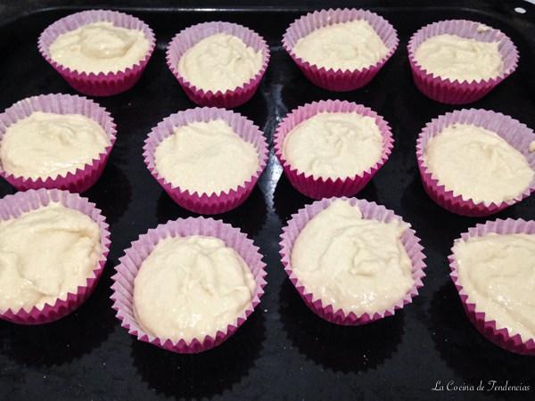 Cupcakes de queso y coco