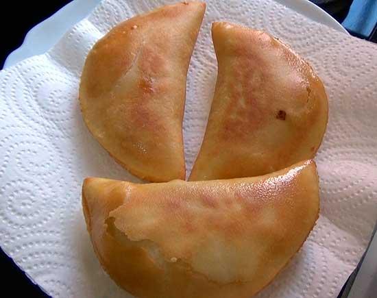 Empanadillas de queso y bacon