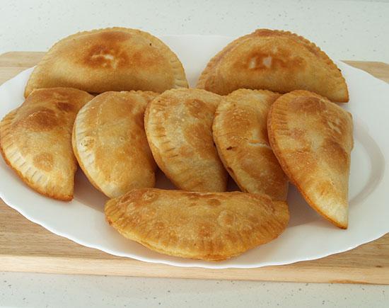 Empanadillas de queso y bacon