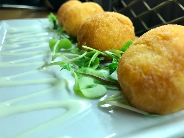 Croquetas de Carabinero con crema Camembert