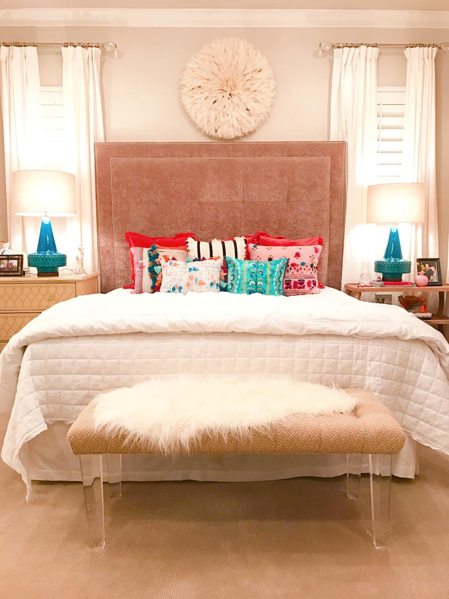 Una casa con colores de primavera