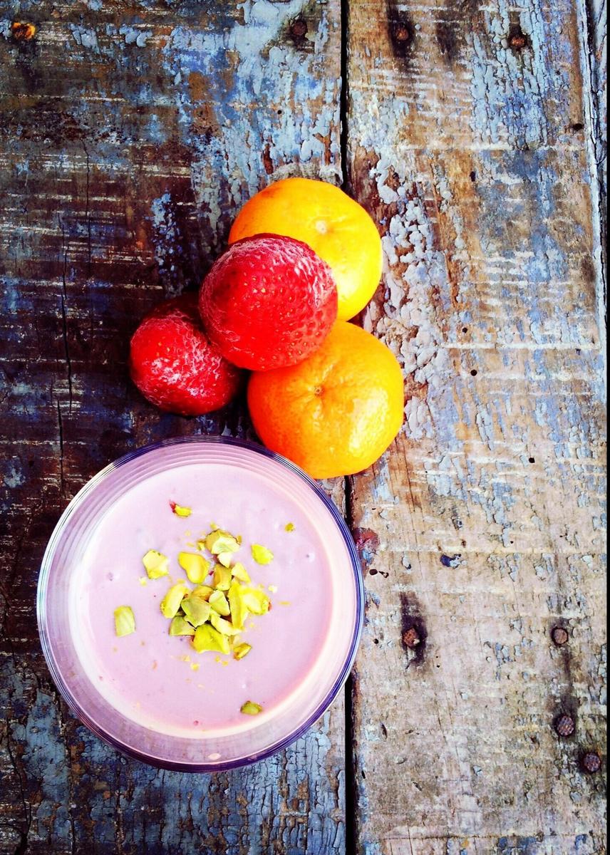 mousse arándanos sin azúcar