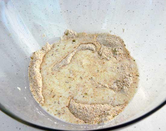 Hamburguesas de calabacín y queso