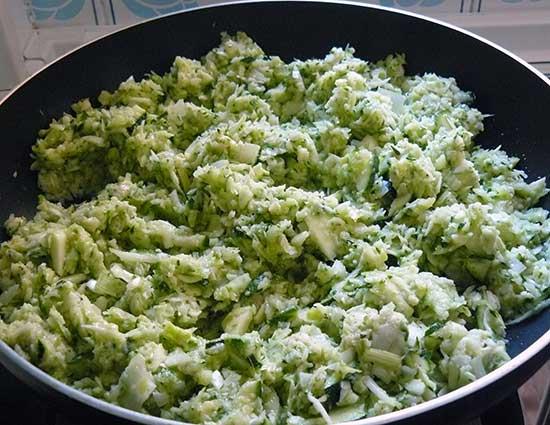 Hamburguesas de calabacín y queso