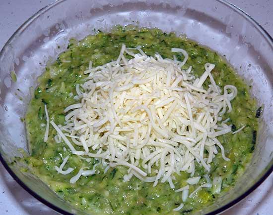 Hamburguesas de calabacín y queso