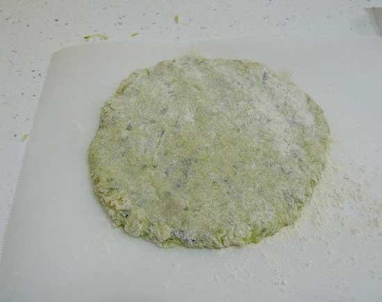 Hamburguesas de calabacín y queso