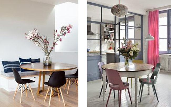 Mesas redondas en el comedor | Decoración