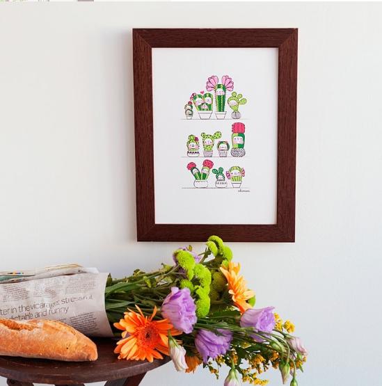 láminas cactus bemydeco