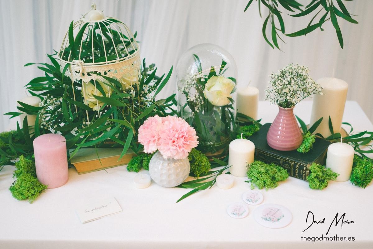 decoración con jaulas para bodas - decoración boda shabby chic 1