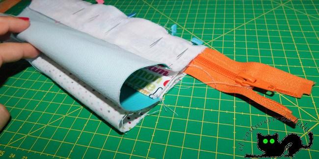 Colocamos el otro lado de la cremallera