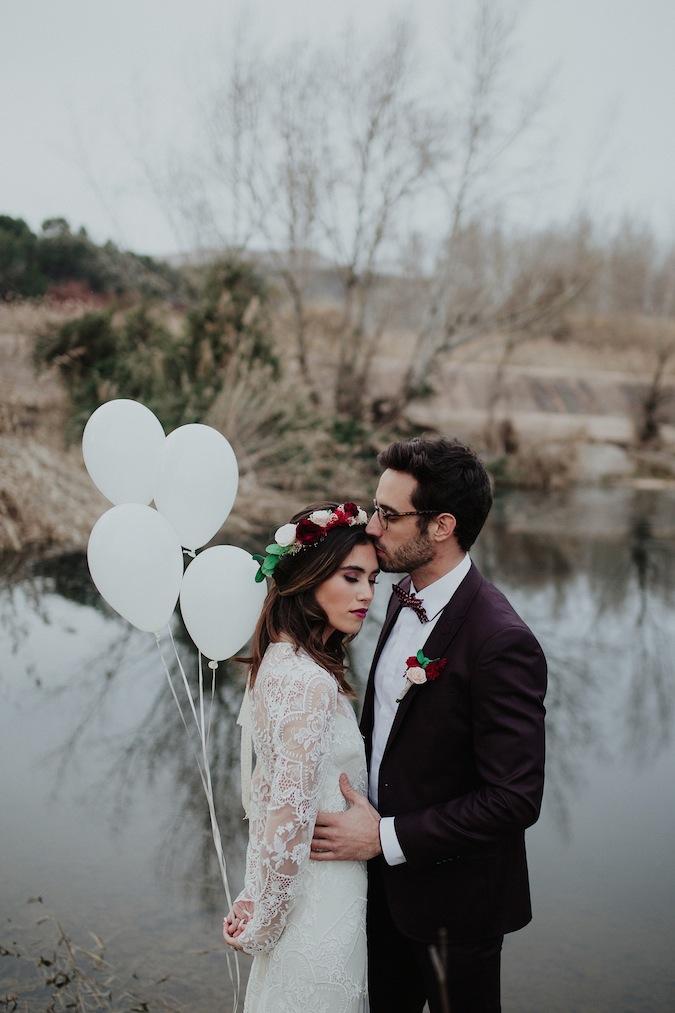 Un elopement con aires bohemios