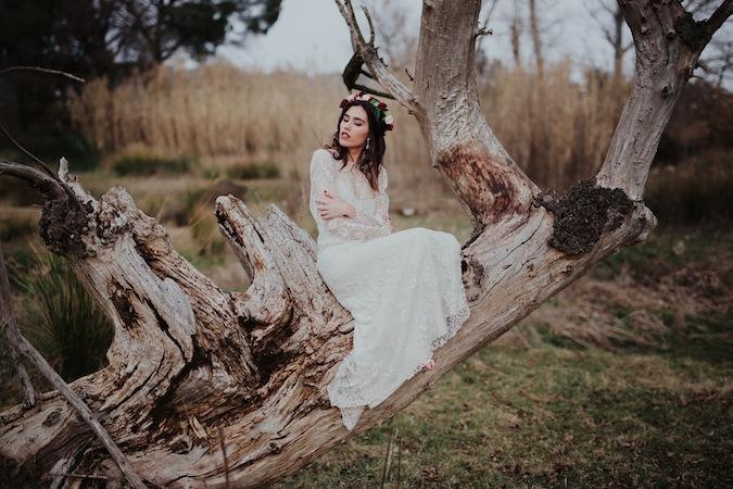 Un elopement con aires bohemios