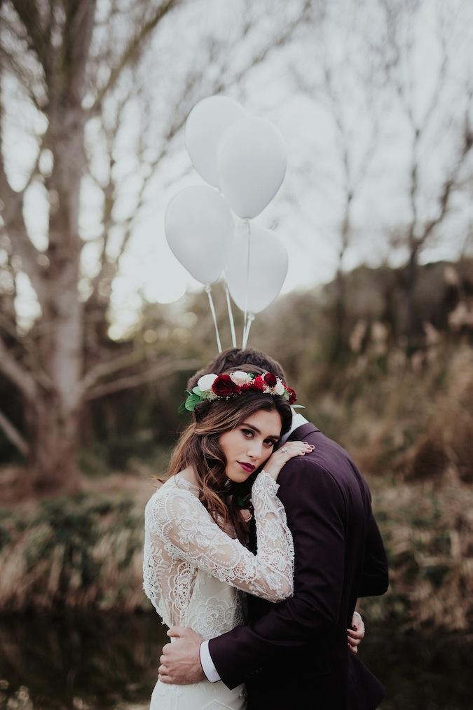 Un elopement con aires bohemios