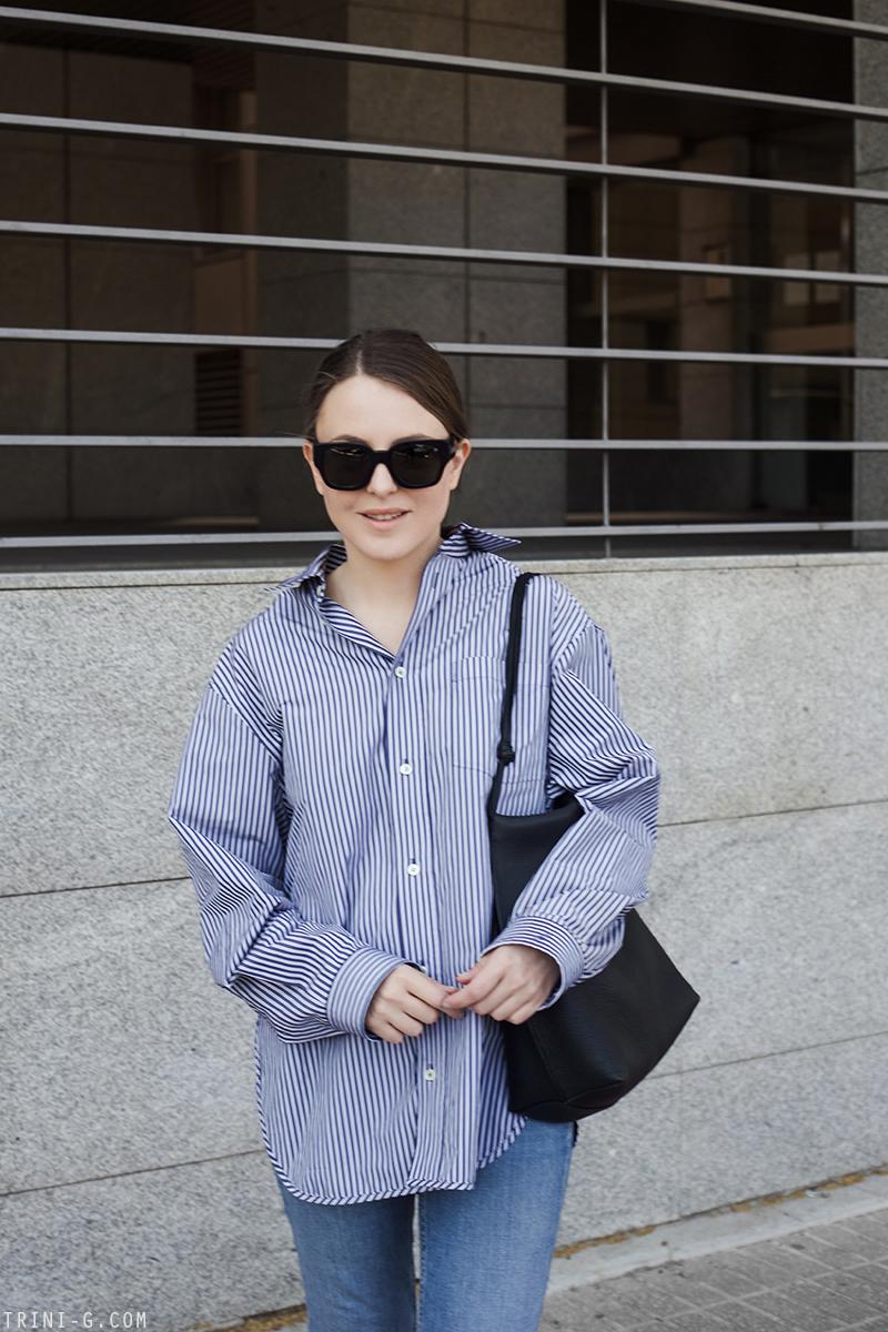 Trini | Balenciaga shirt The Row bag