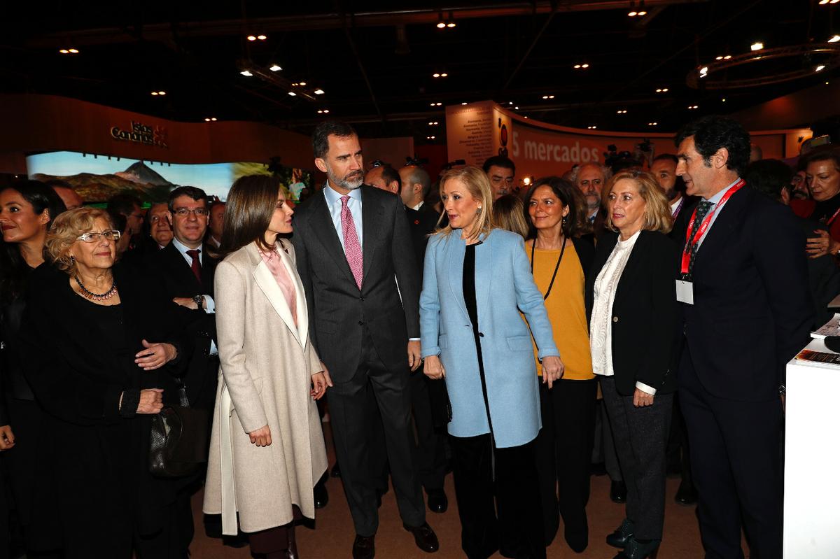 Reina Letizia y Rey Felipe en FITUR WideMat