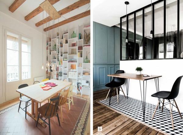 suelos de madera con cerámica