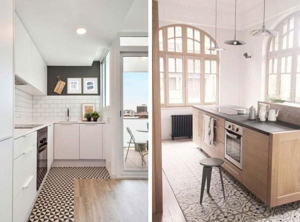 suelos de madera con cerámica