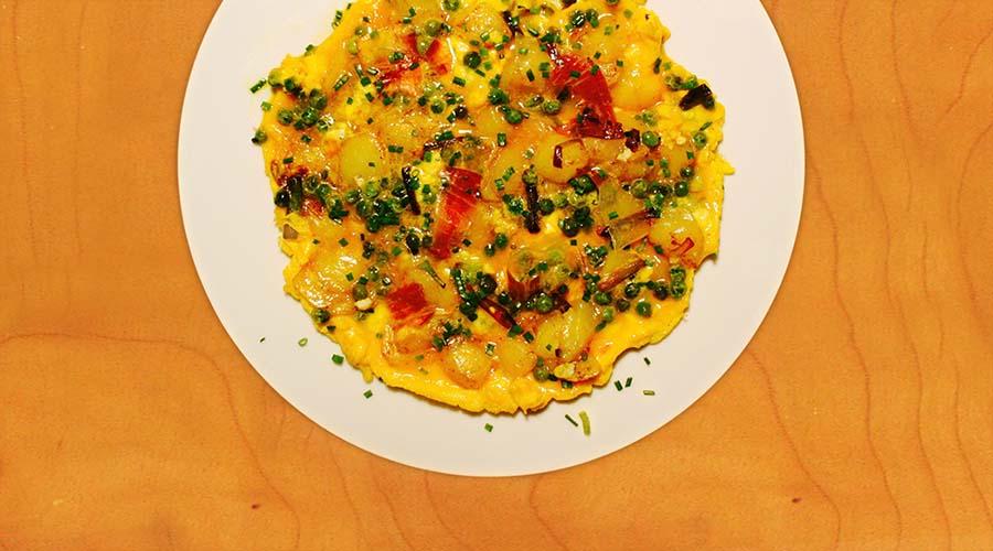 una tortilla de patatas diferente es posible
