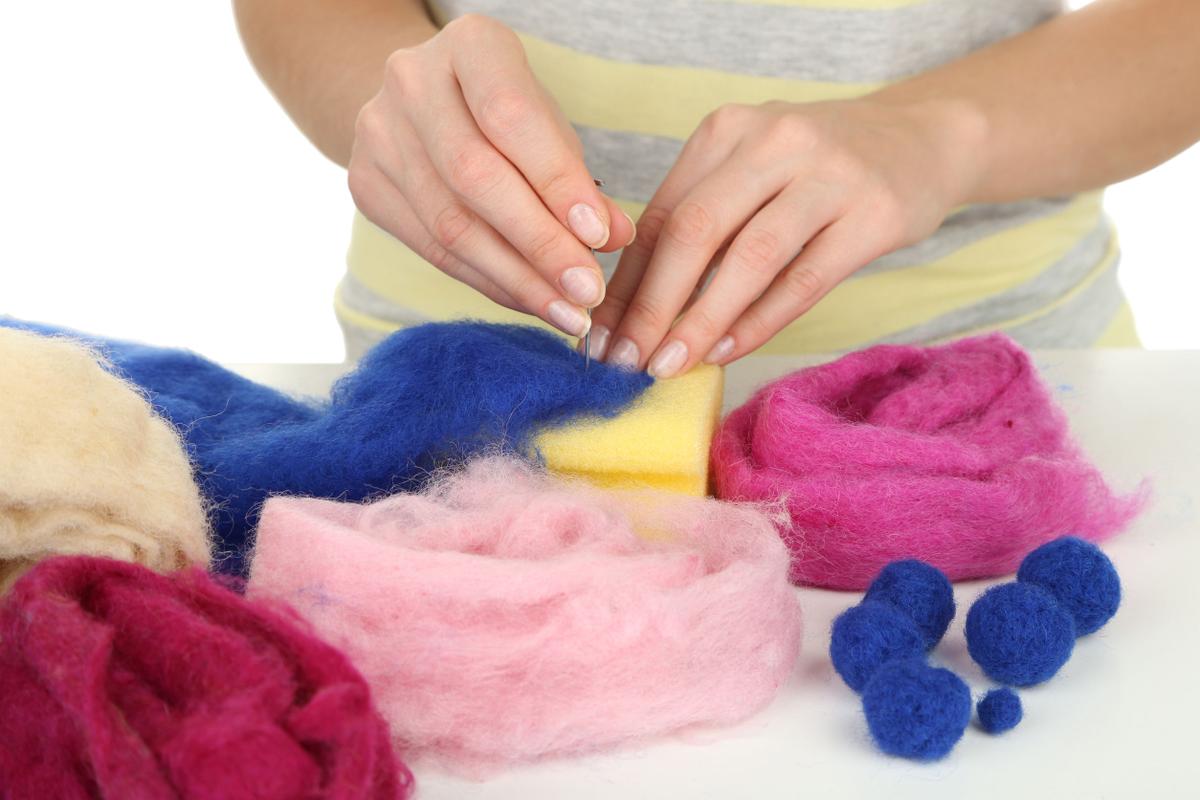 Trabajando con fieltro artesanal por Olga Carrera Blogger