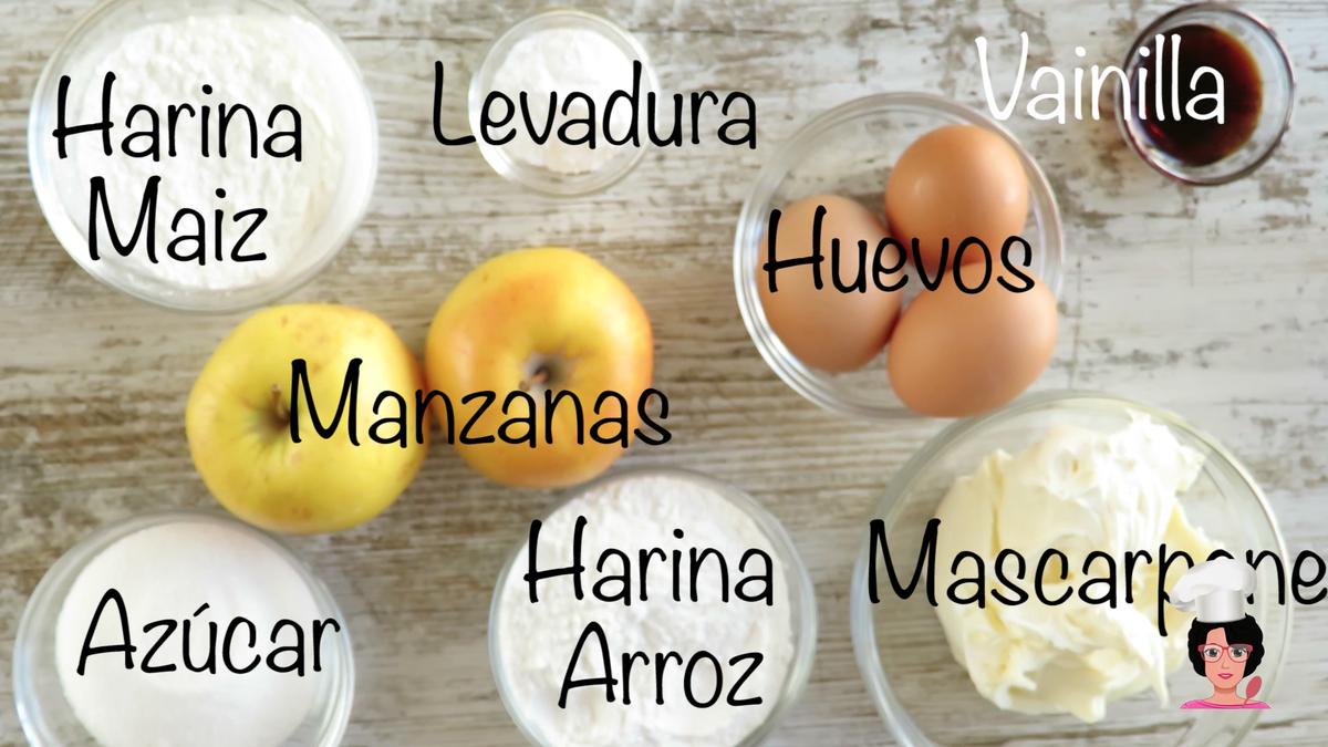 ingre pastel de manzana