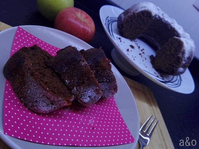 Bizcocho de chocolate.