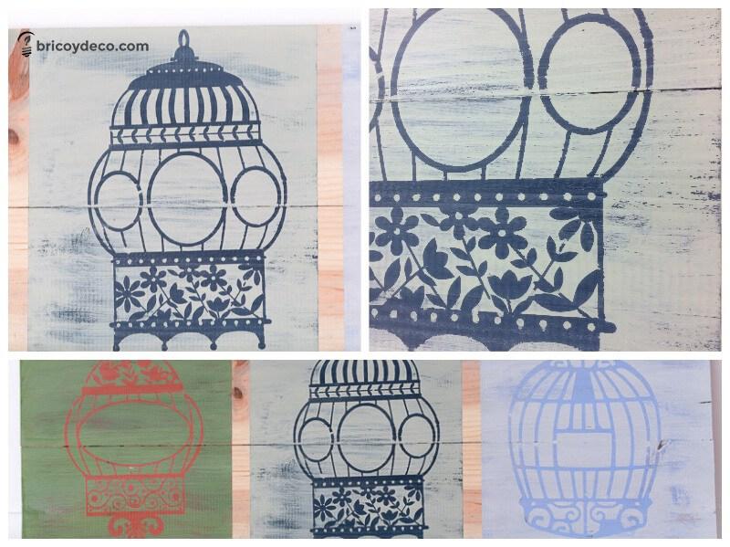 chippy look con cera y lana de acero