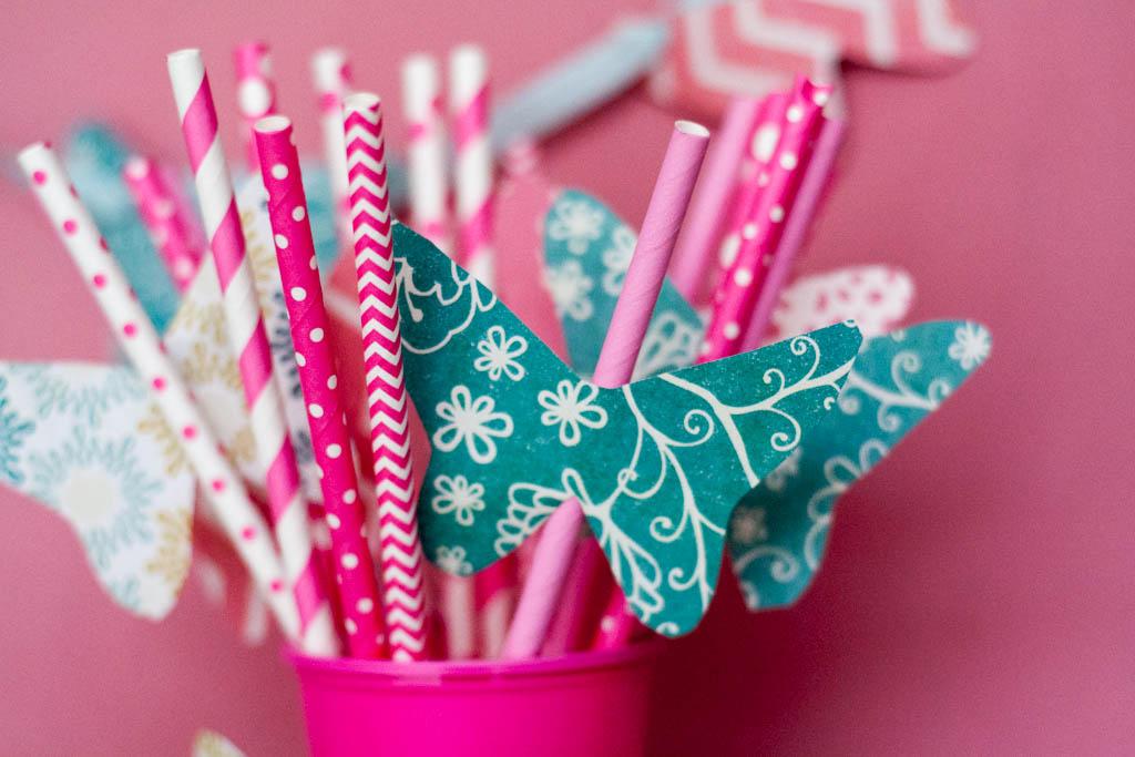 ideas para cumpleaños: pajitas