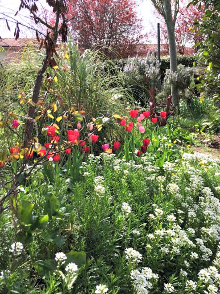 Flores para mesa primaveral con inspiración nórdica