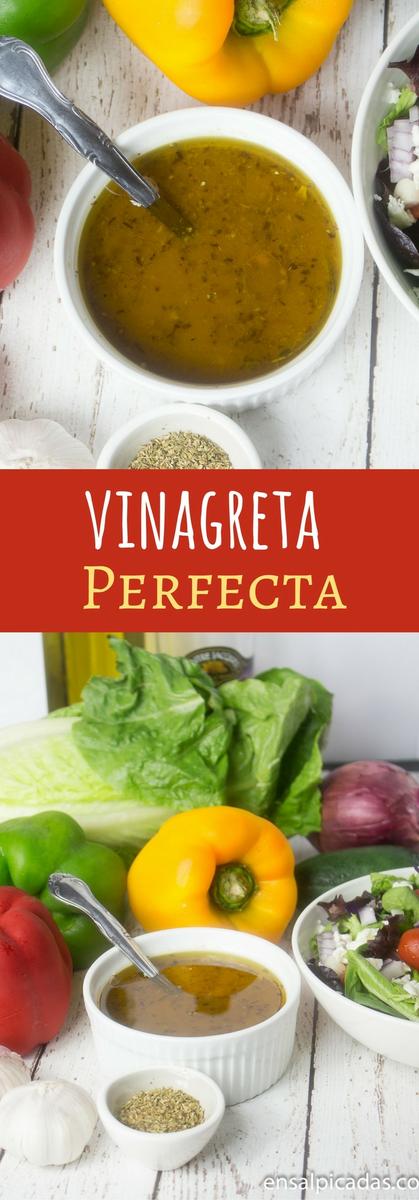 Receta de una Vinagreta Perfecta. 