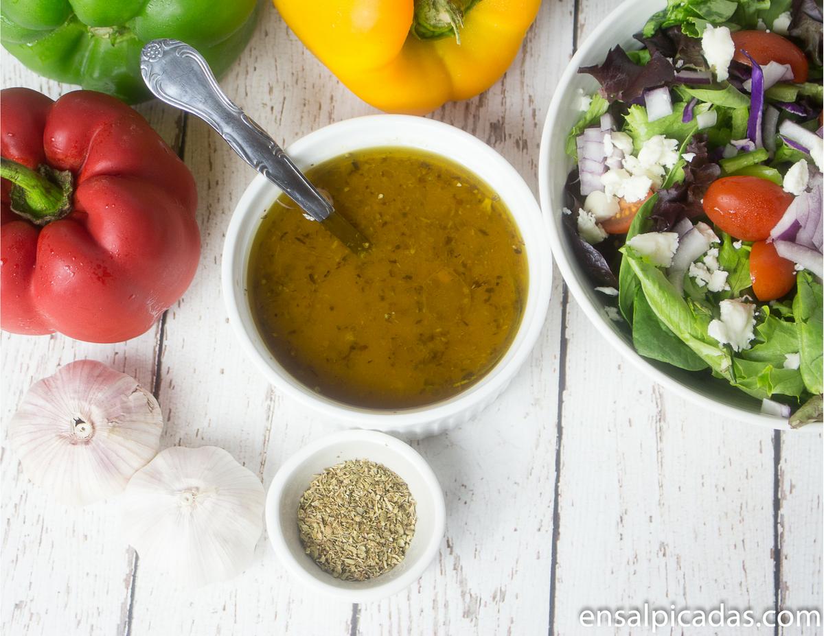 Receta de la vinagreta perfecta.