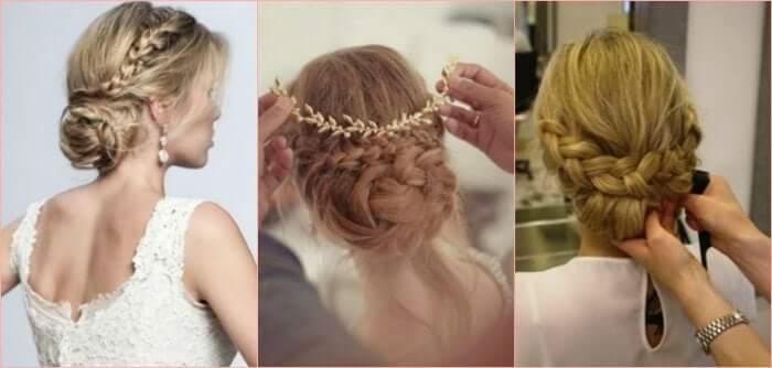 recogido con trenzas