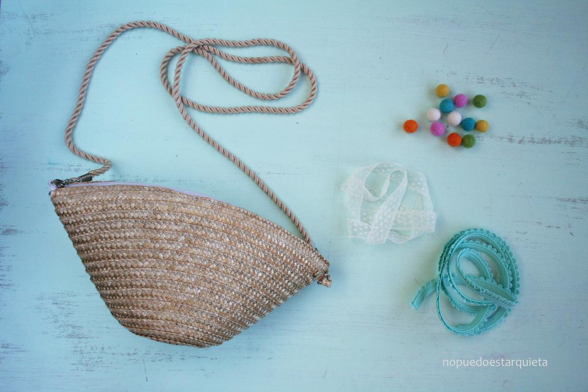 Cómo decorar tu bolso para el verano. DIY. Bolso verano