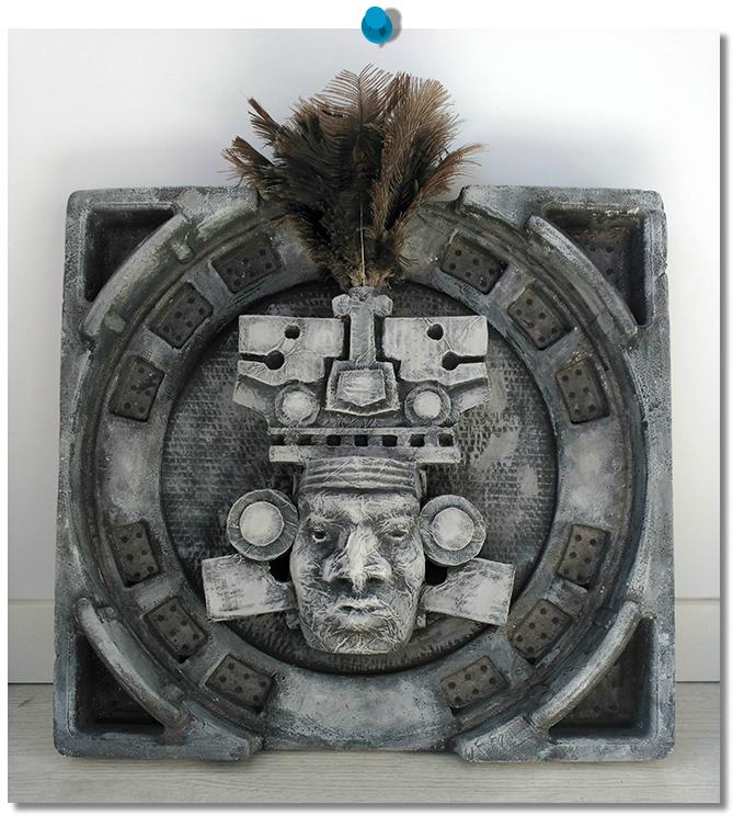 DIY estatuilla maya resultado final