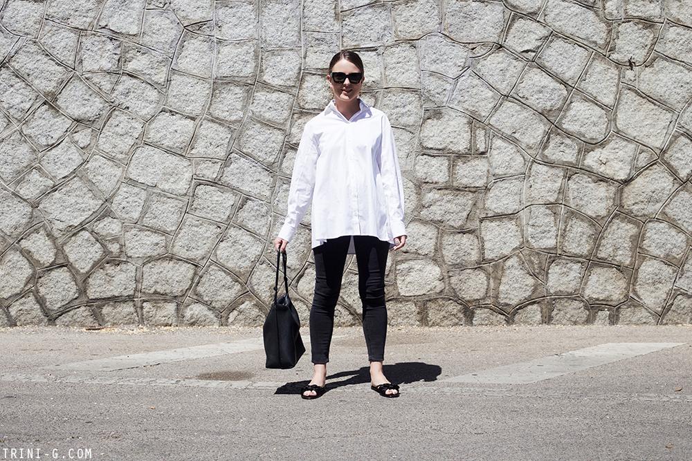 Trini |The Row shirt Acne Studios jeans 