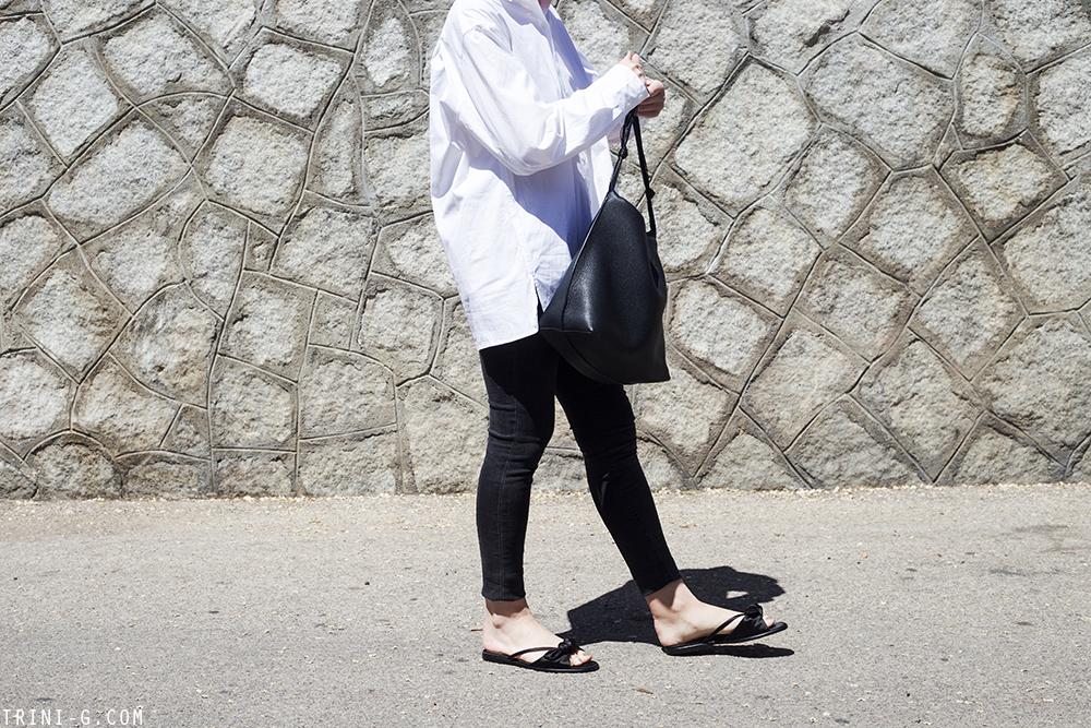 Trini |The Row shirt Acne Studios jeans 