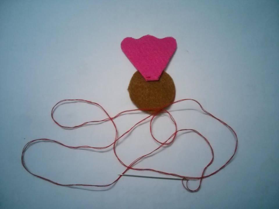 flor de fieltro