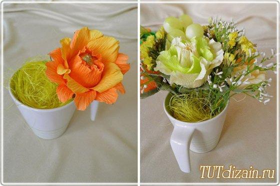 flores de papel crepé